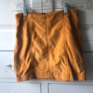 Free People Corduroy Mini Skirt